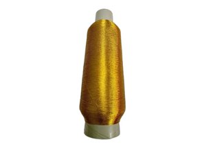 DARK GOLD HALF FINE 30 DENIER POLYSTER ZARI CONES